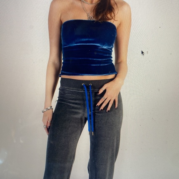 Babble & Goose Allegra Jogger Charcoal/Royal Blue - Picture 3 of 3